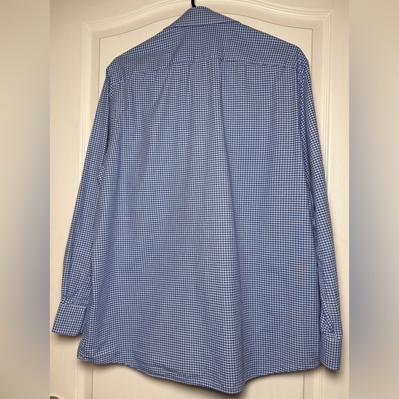 Michael Kors Blue Checkered Shirt - Picture 2 of 9